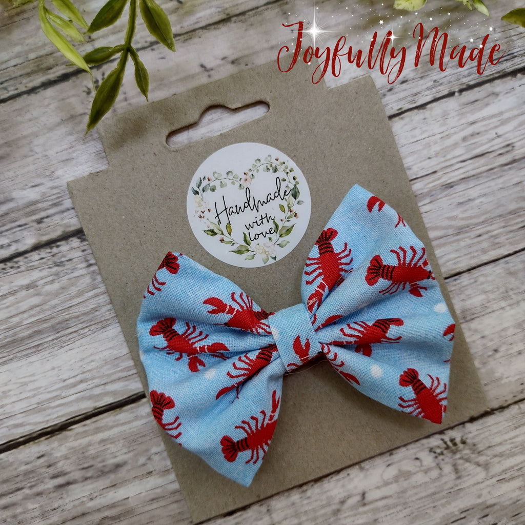 Lobster Hair Bow or Headband