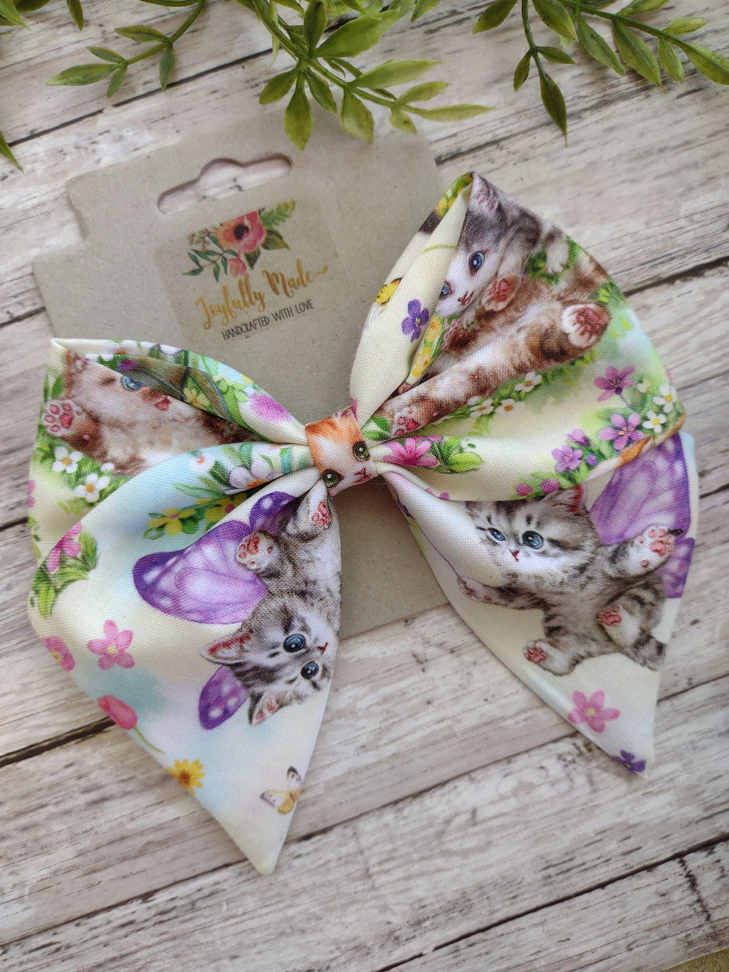 Kitten Hair Bow, Headband, or Ornament