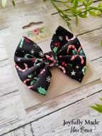 Candy Cane Hair Bow or Headband