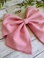 Dusty Rose Hair Bow, Headband, or Ornament
