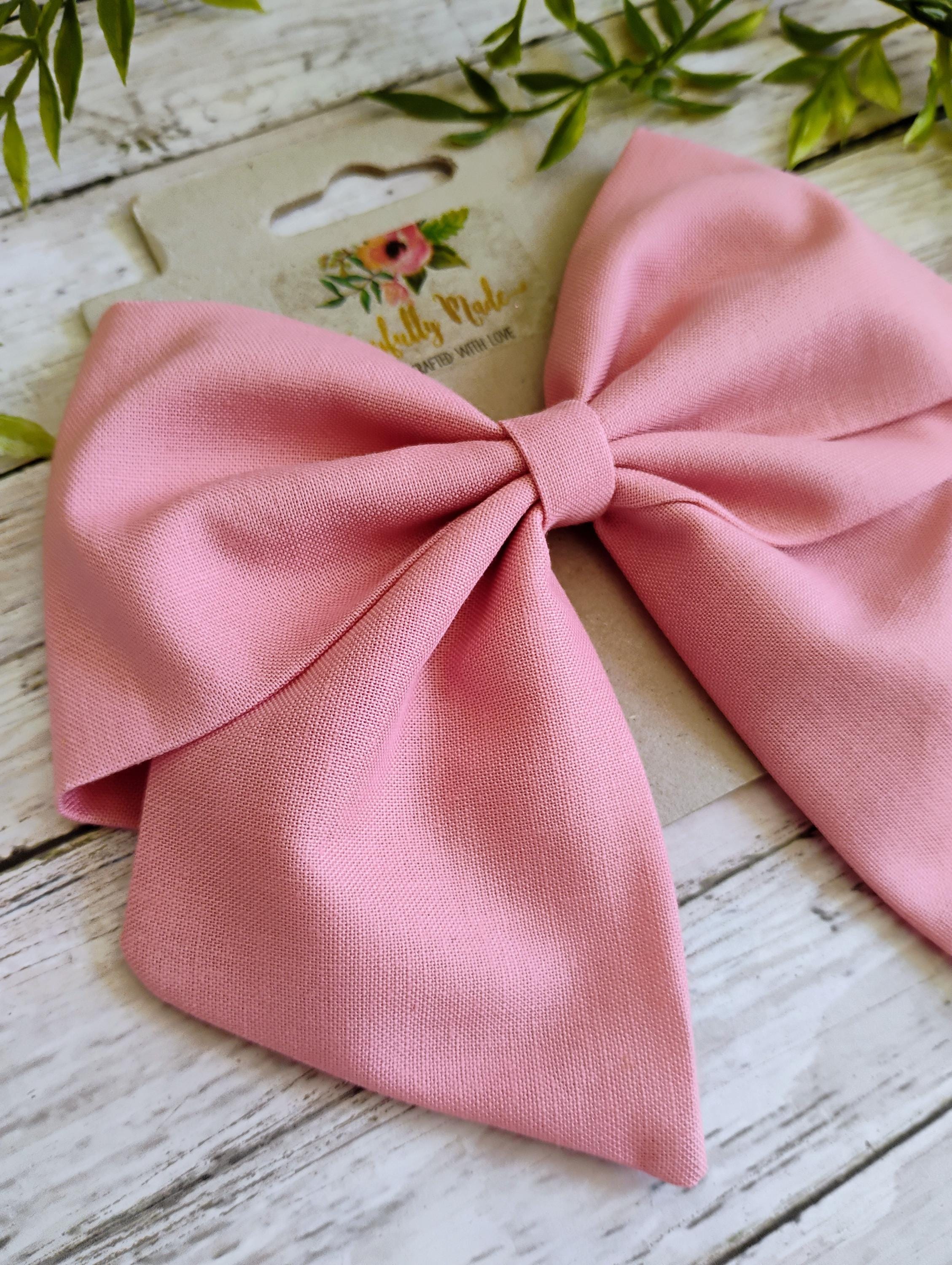 Dusty Rose Hair Bow, Headband, or Ornament