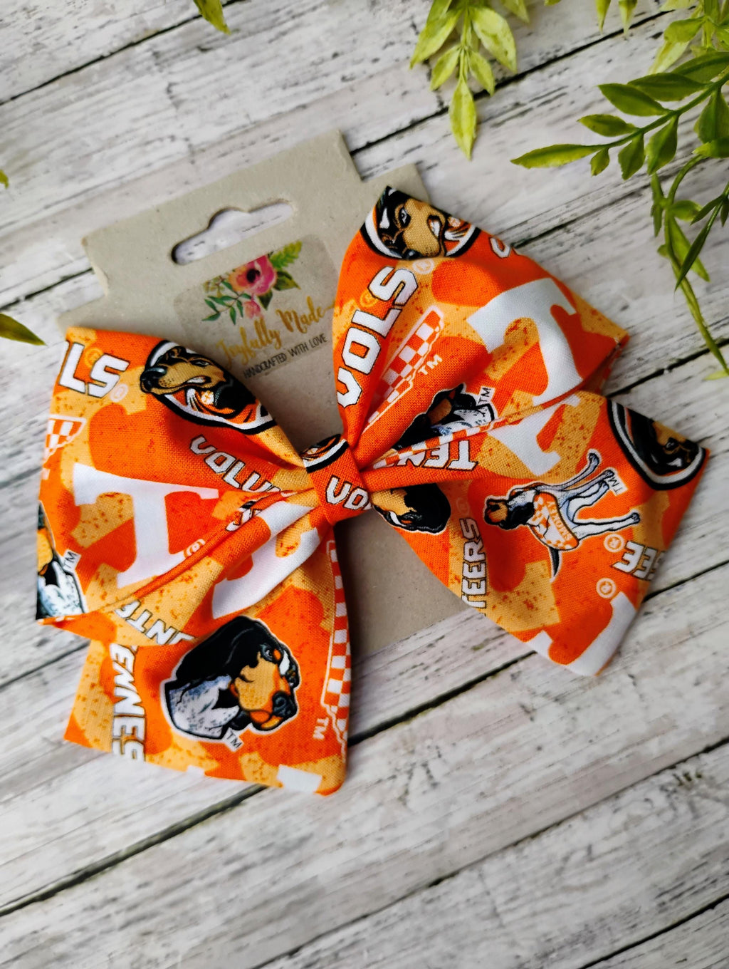 UT Vols Fabric Hair Bow: Tennessee Sailor Bow