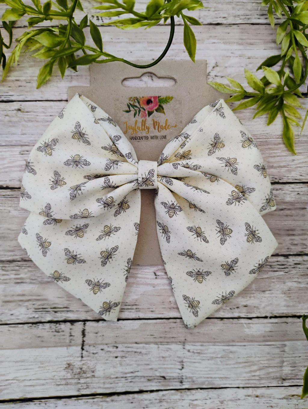 Little Bee Hair Bow, Headband, or Ornament