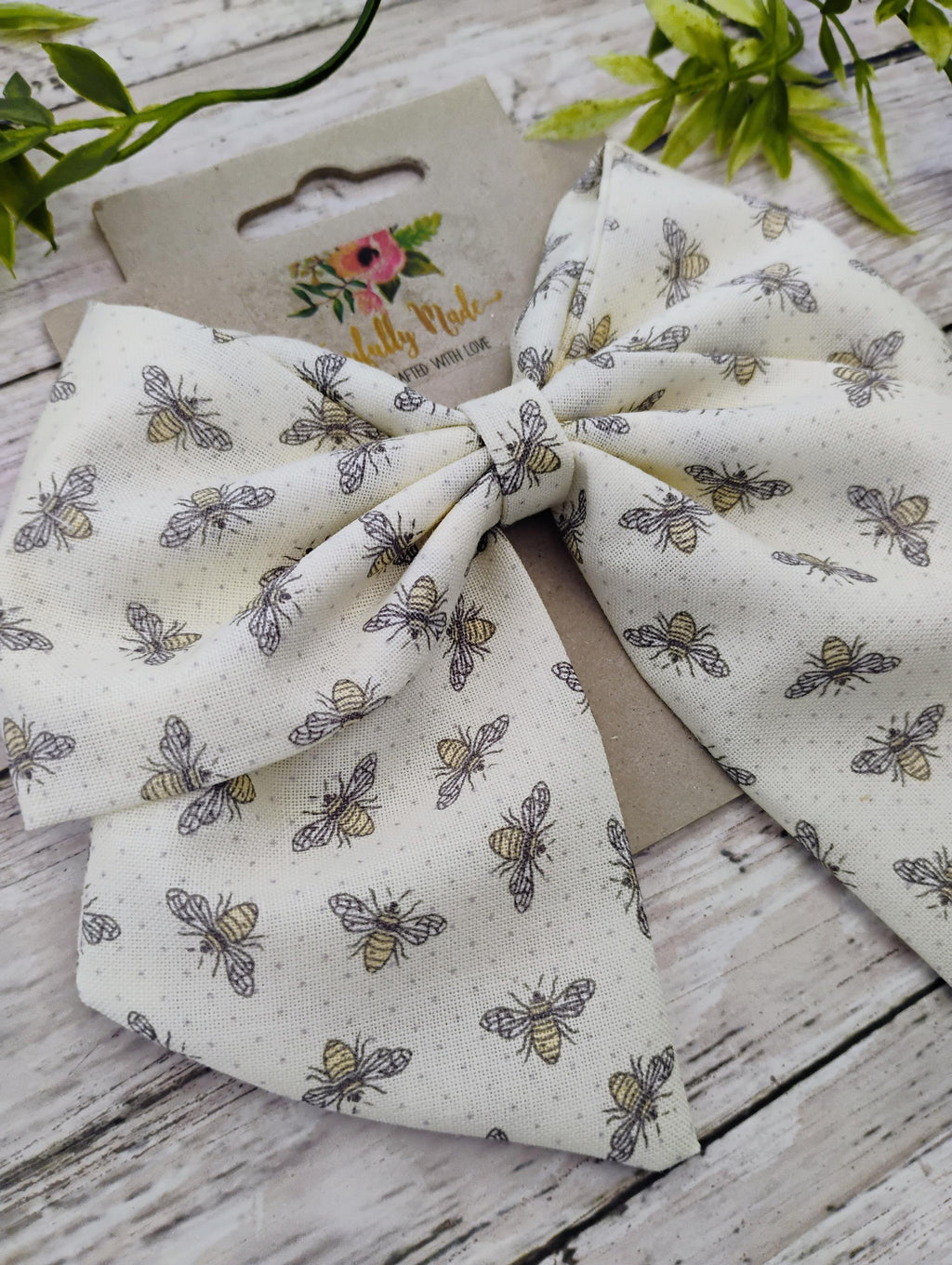 Little Bee Hair Bow, Headband, or Ornament