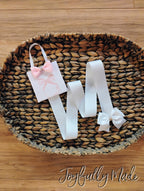 Pink Bow Hair Bow Holder: Handmade Organizer