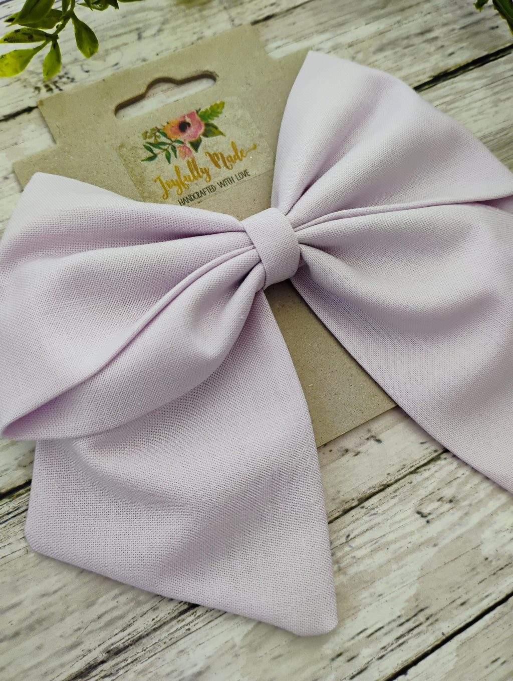 Light Lavender Hair Bow, Headband, or Ornament