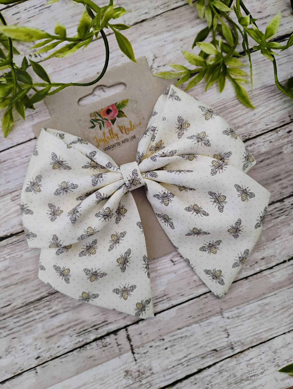 Little Bee Hair Bow, Headband, or Ornament