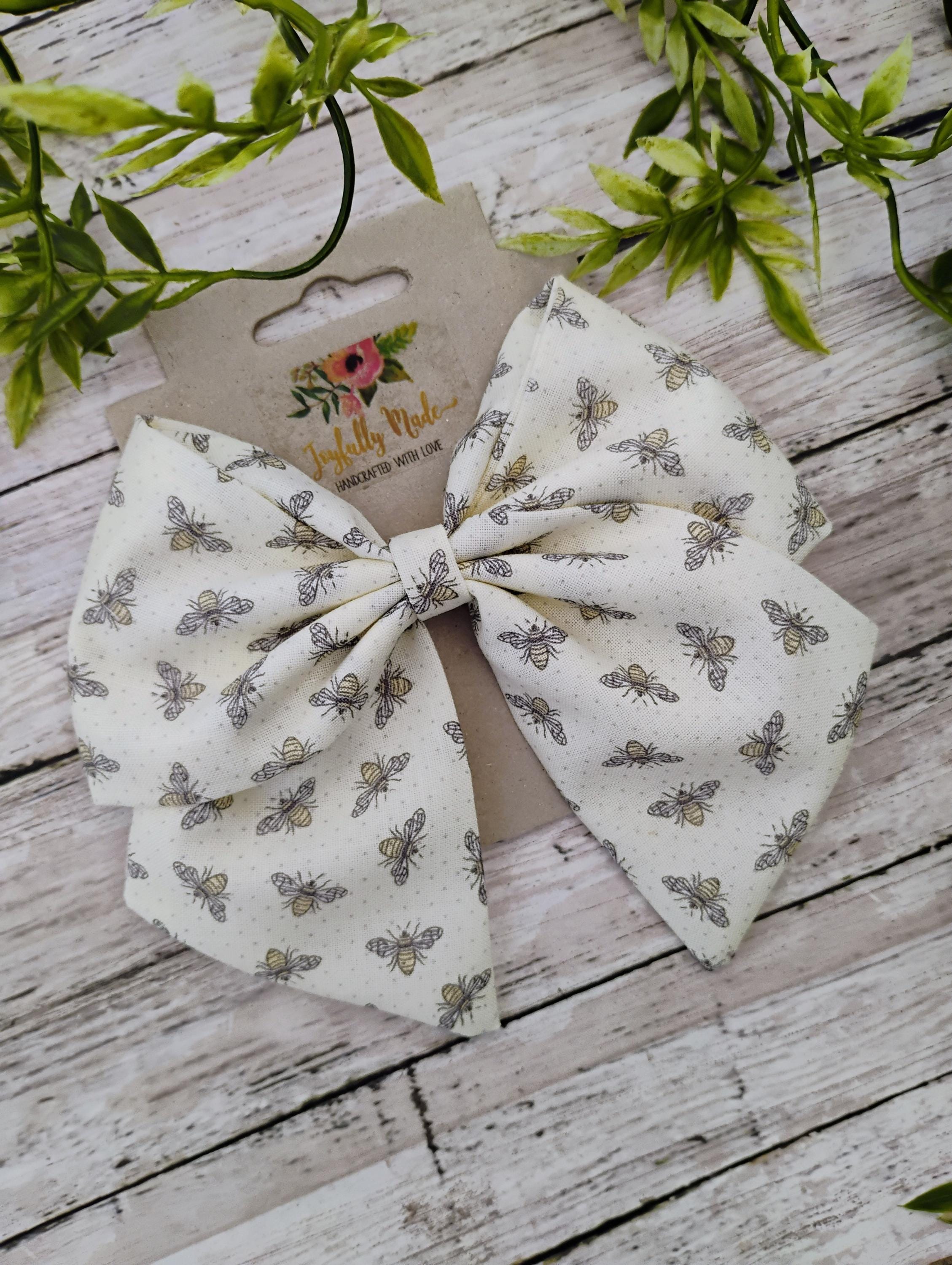 Little Bee Hair Bow, Headband, or Ornament