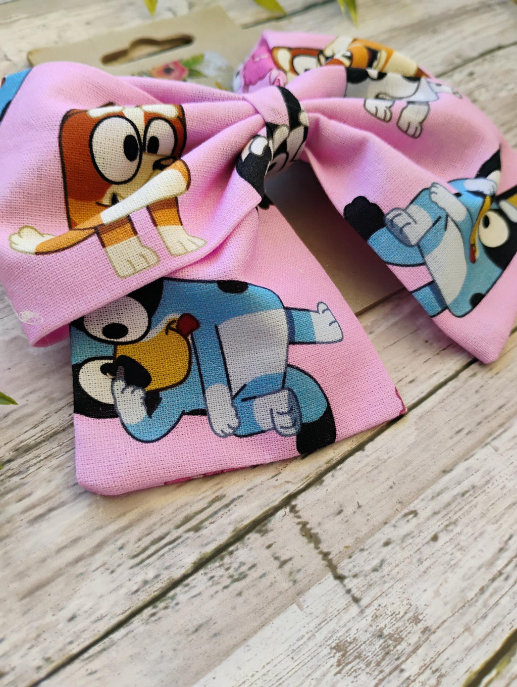 Pink Dog Sailor Bow, Headband, or Ornament