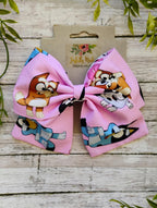Pink Dog Sailor Bow, Headband, or Ornament