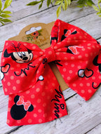 Red Minnie Mouse Hair Bow, Headband, or Ornament