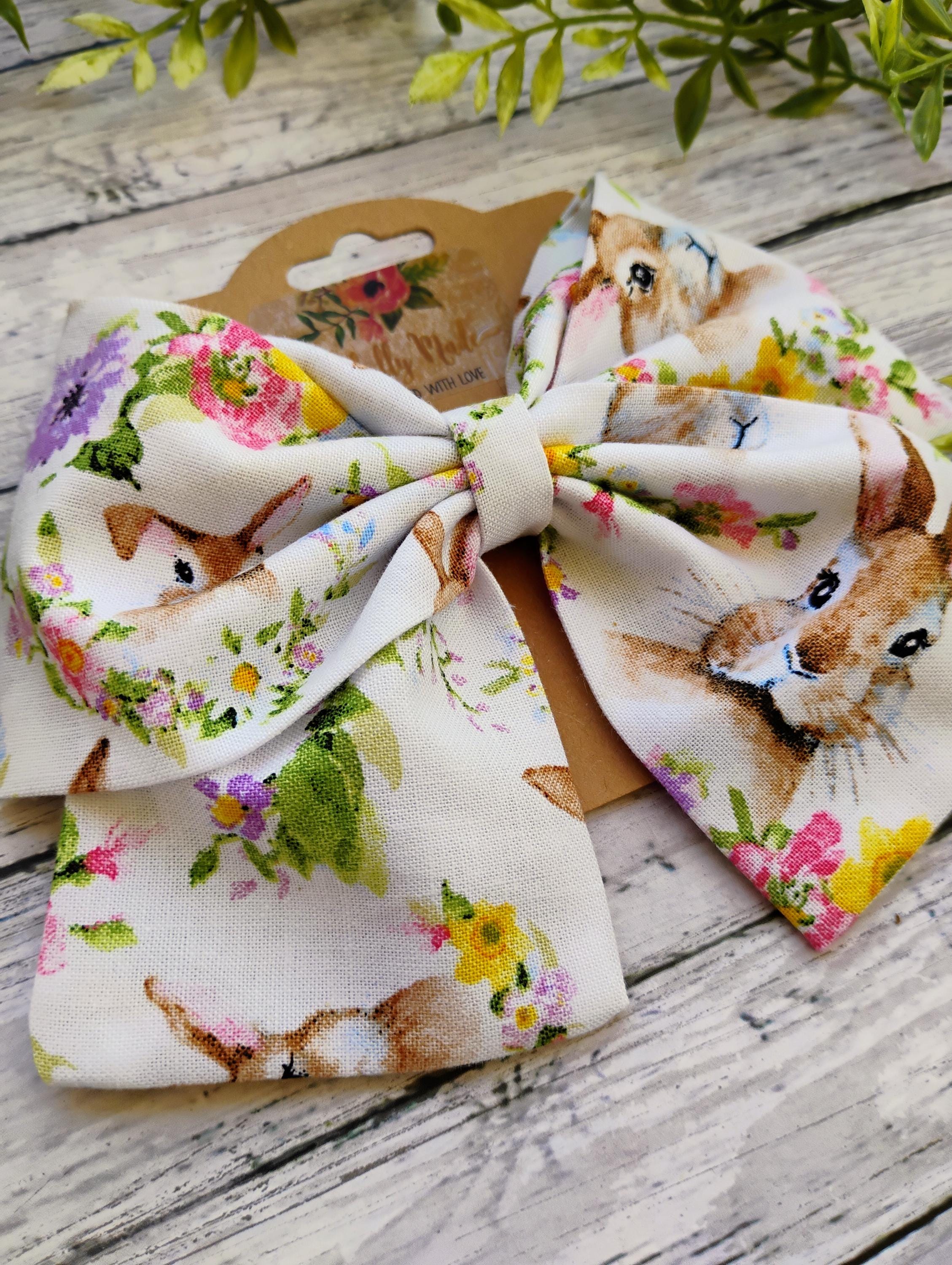 Easter Bunny Hair Bow, Headband, or Ornament