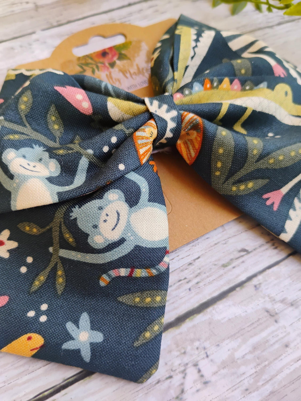 Zoo Animal Hair Bow, Headband, or Ornament