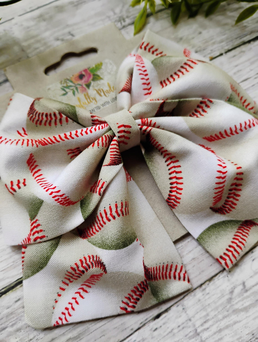 Baseball Hair Bow, Headband, or Ornament