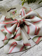Baseball Hair Bow, Headband, or Ornament