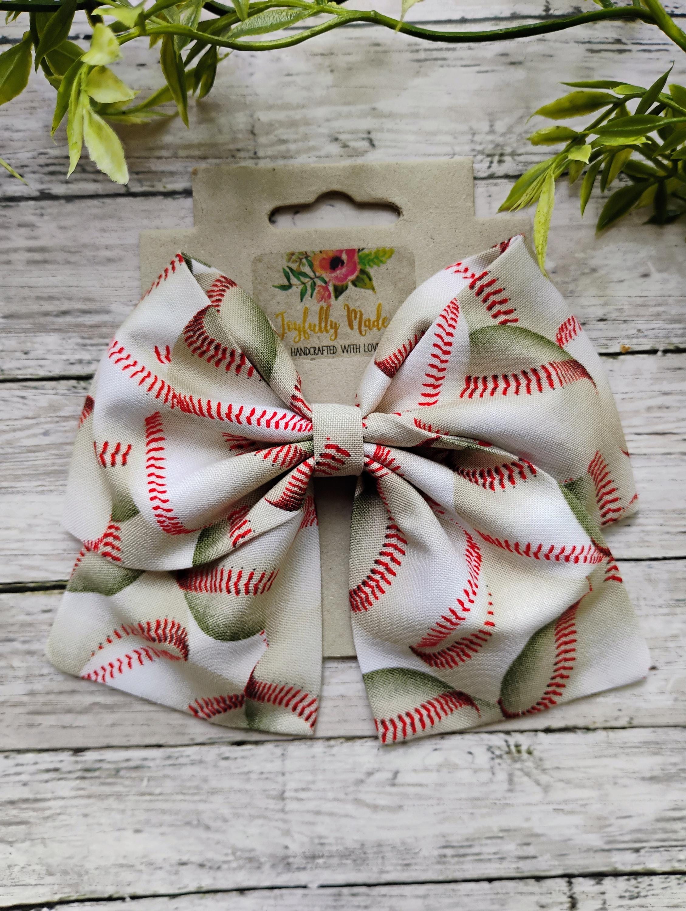 Baseball Hair Bow, Headband, or Ornament