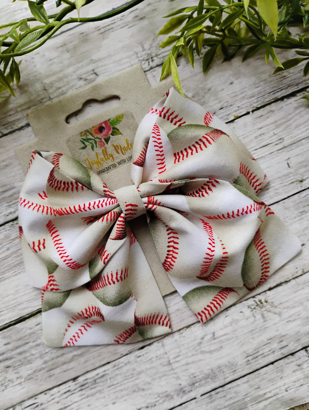 Baseball Hair Bow, Headband, or Ornament