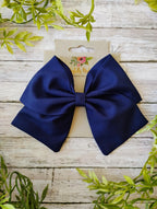 Navy Blue Hair Bow, Headband, or Ornament