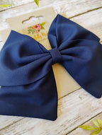 Navy Blue Hair Bow, Headband, or Ornament