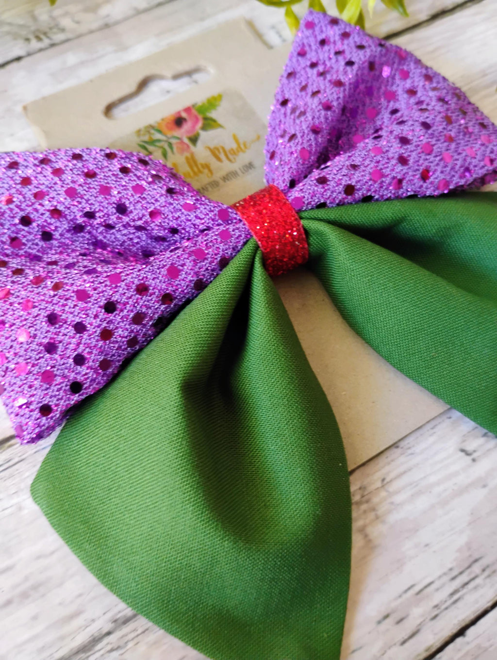 Ariel Inspired Sparkle Hair Bow or Headband