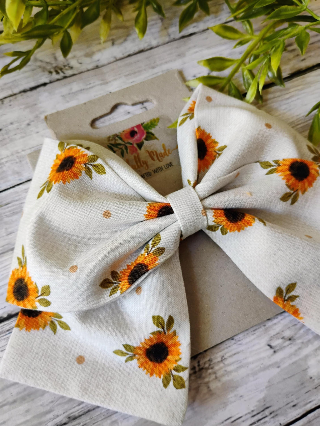 Sunflower Hair Bow, Headband, or Ornament