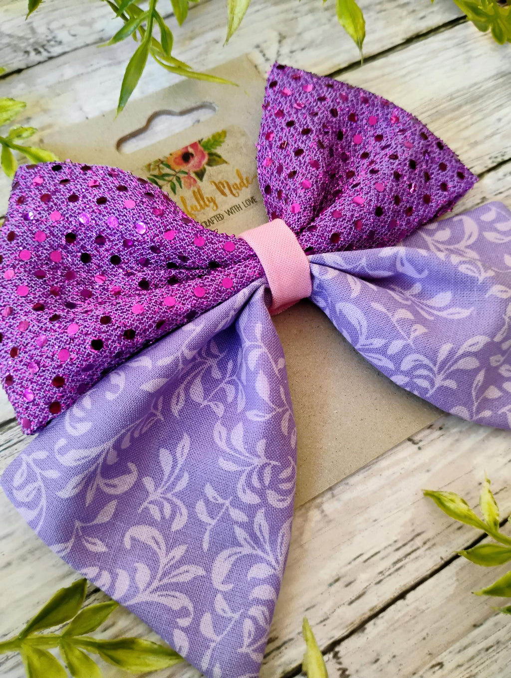 Rapunzel Sparkle Hair Bow or Headband