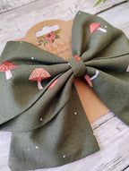 Mushroom Hair Bow, Headband, or Ornament