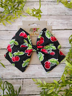 Cherry Hair Bow, Headband, or Ornament