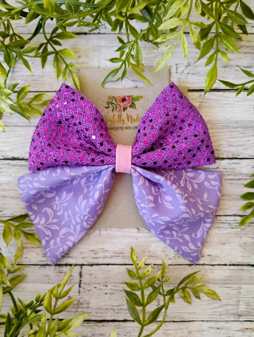 Rapunzel Sparkle Hair Bow or Headband