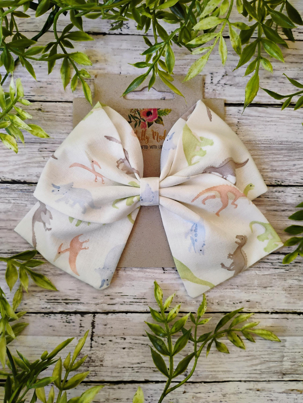 Dinosaur Hair Bow, Headband, or Ornament